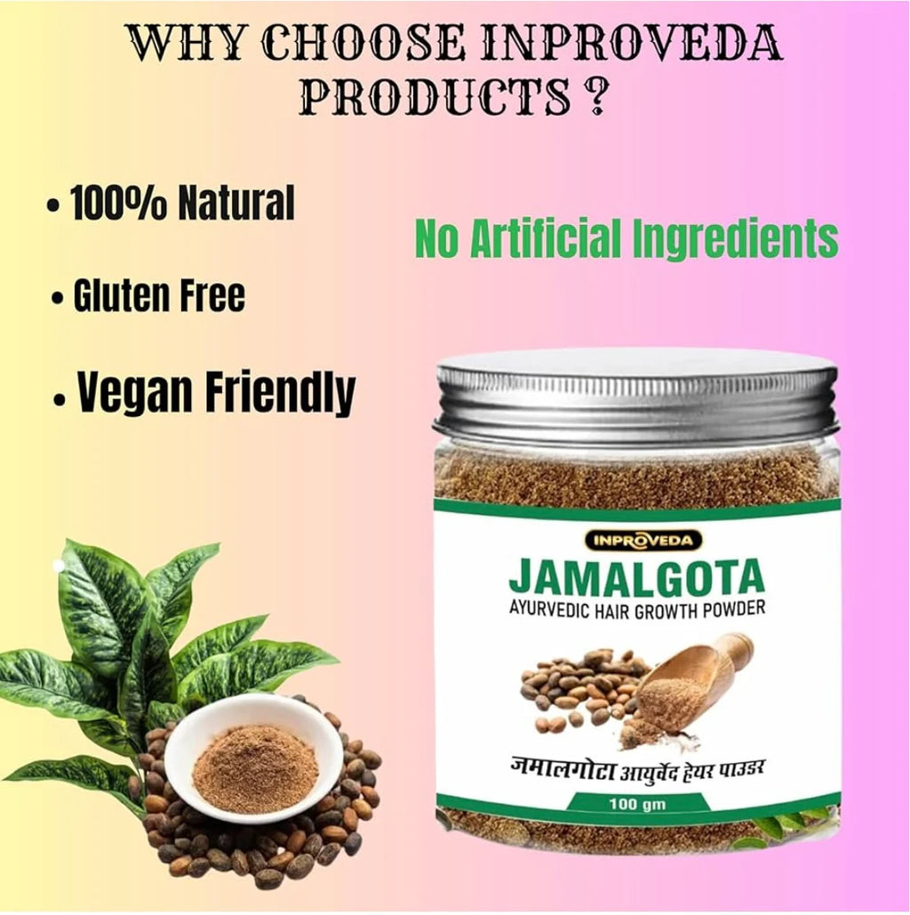 🌿 Jamalgota Ayurvedic Hair Growth Powder 🌿